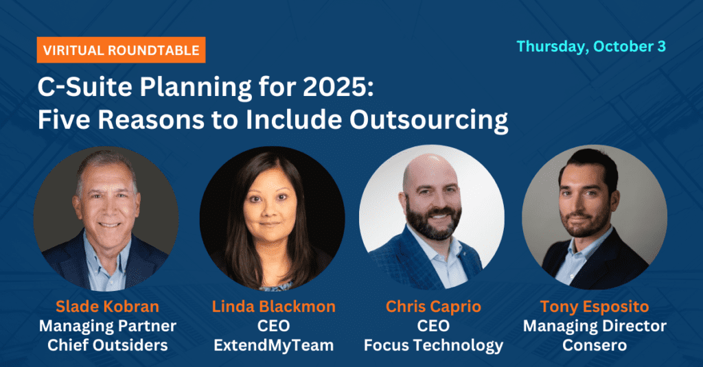 C-Suite Planning for 2025: Five Reasons to Include Outsourcing